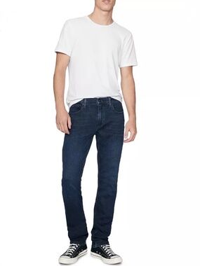 Paige Denim Jeans Federal Dark Blue Slim Straight Size W32 L33 32 33 Made in USA